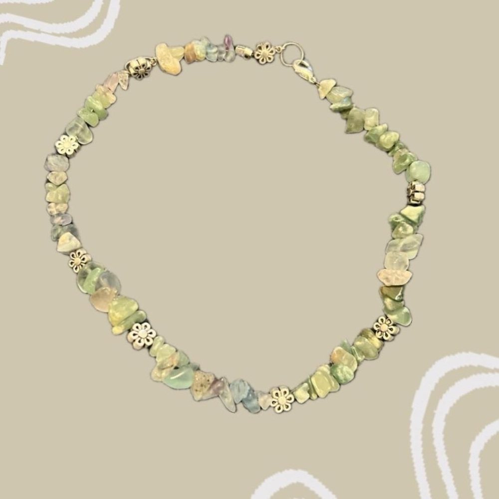 Homemade stone necklace!